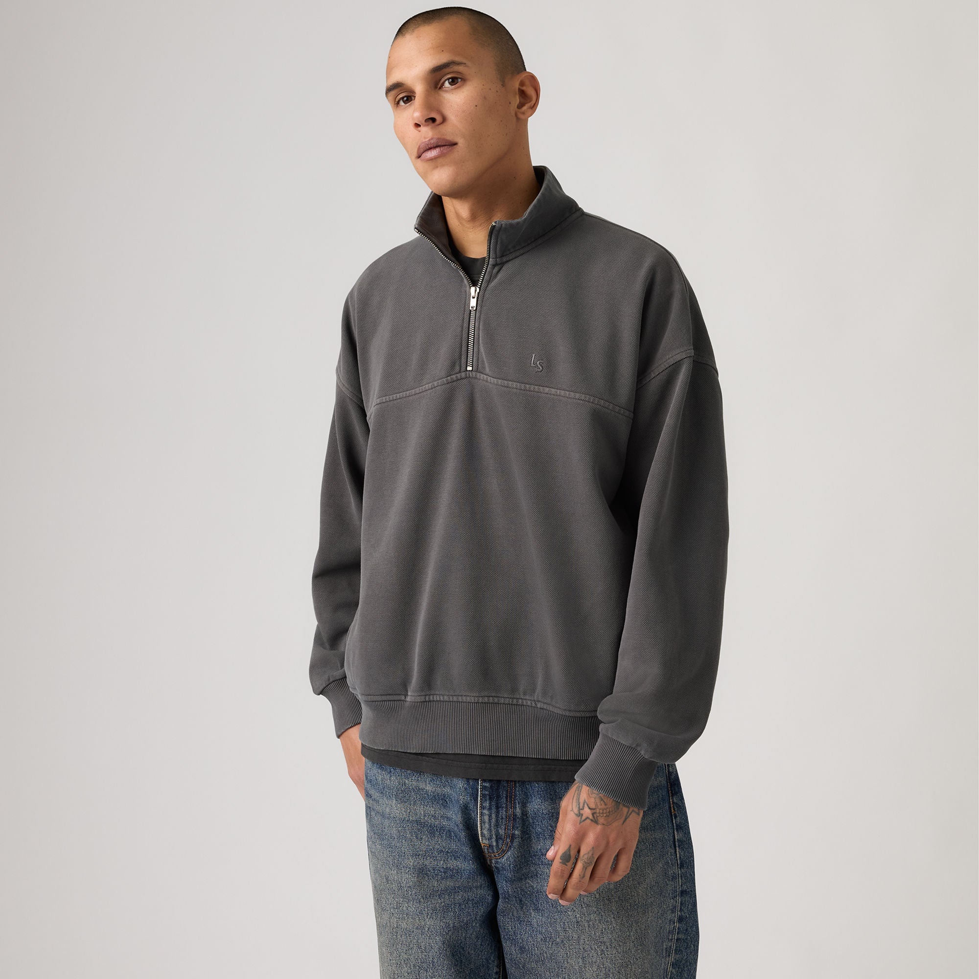 Levi's® Men's Marina Quarter-Zip Sweatshirt - Image 3