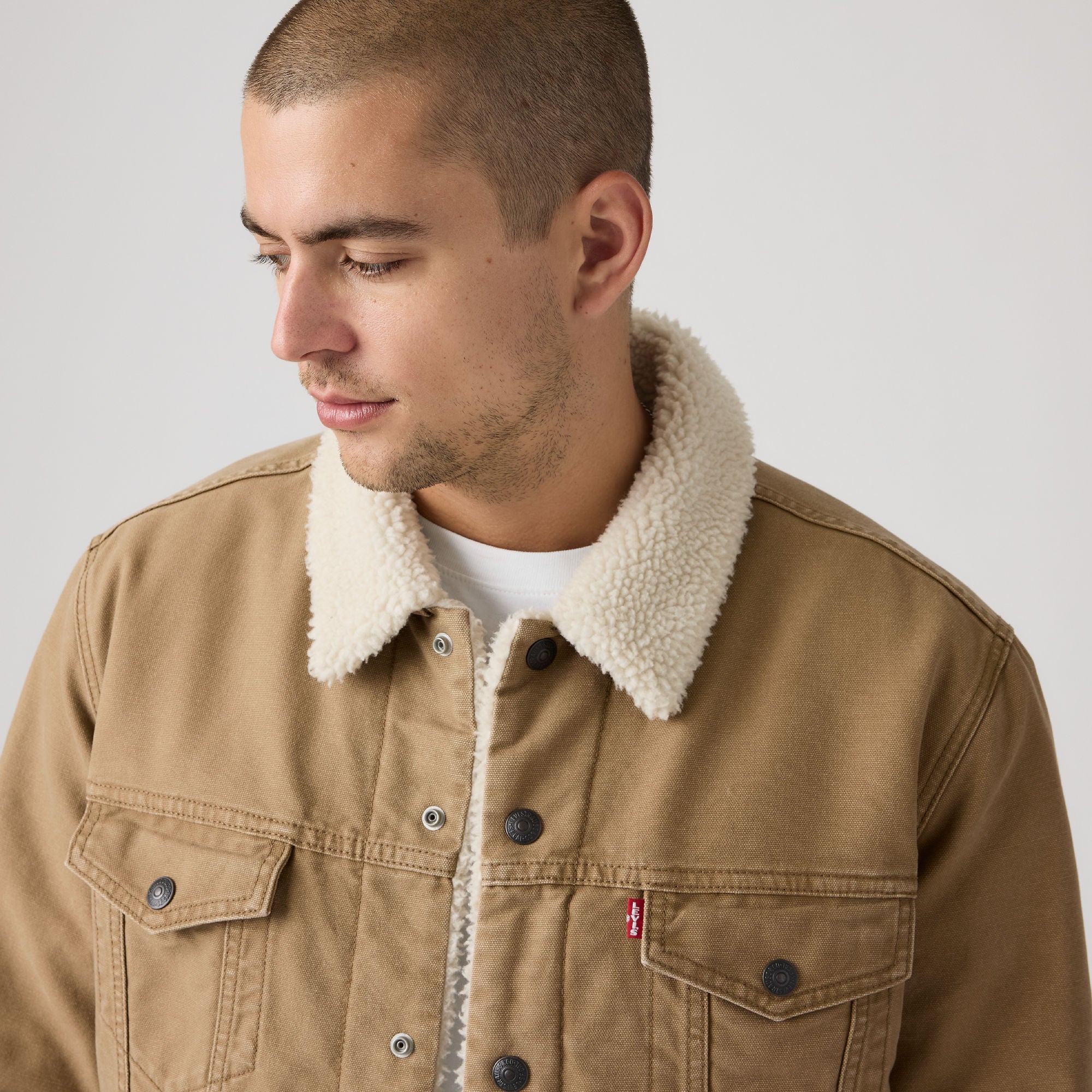 Levi's® Men's Type III Sherpa Trucker Jacket - Image 4