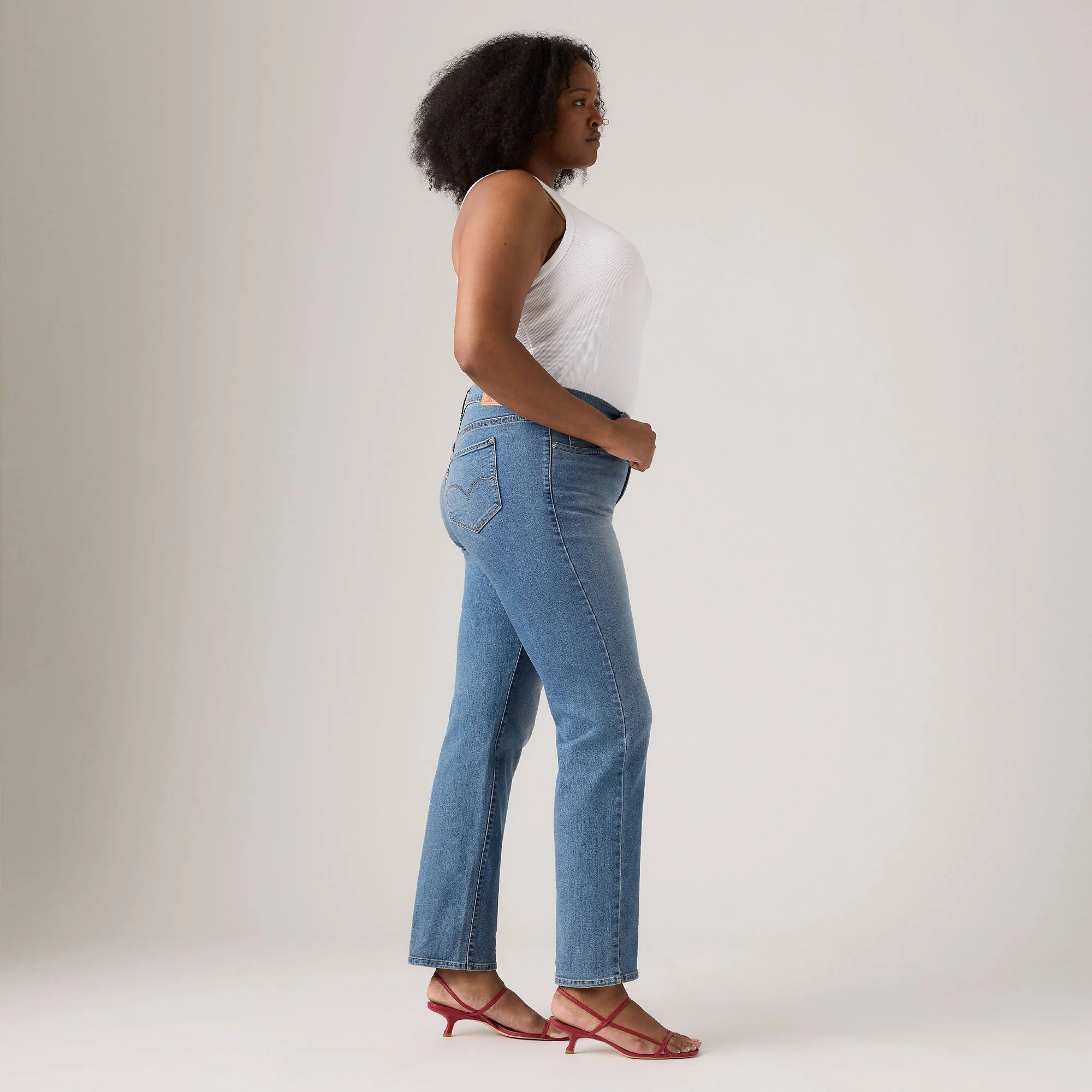 Levi's® Women's 314 Shaping Straight Jeans (Plus Size) - Image 3
