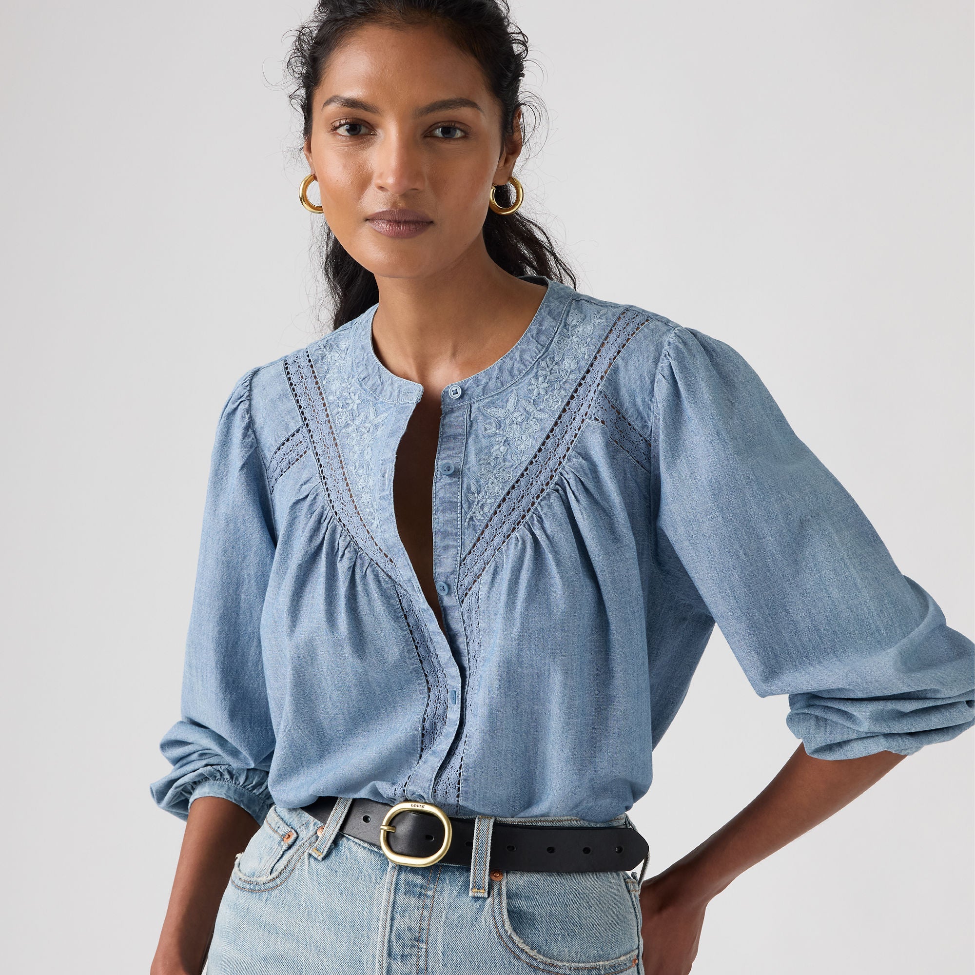 Levi's® Women's Cleo Long-Sleeve Blouse - Image 3