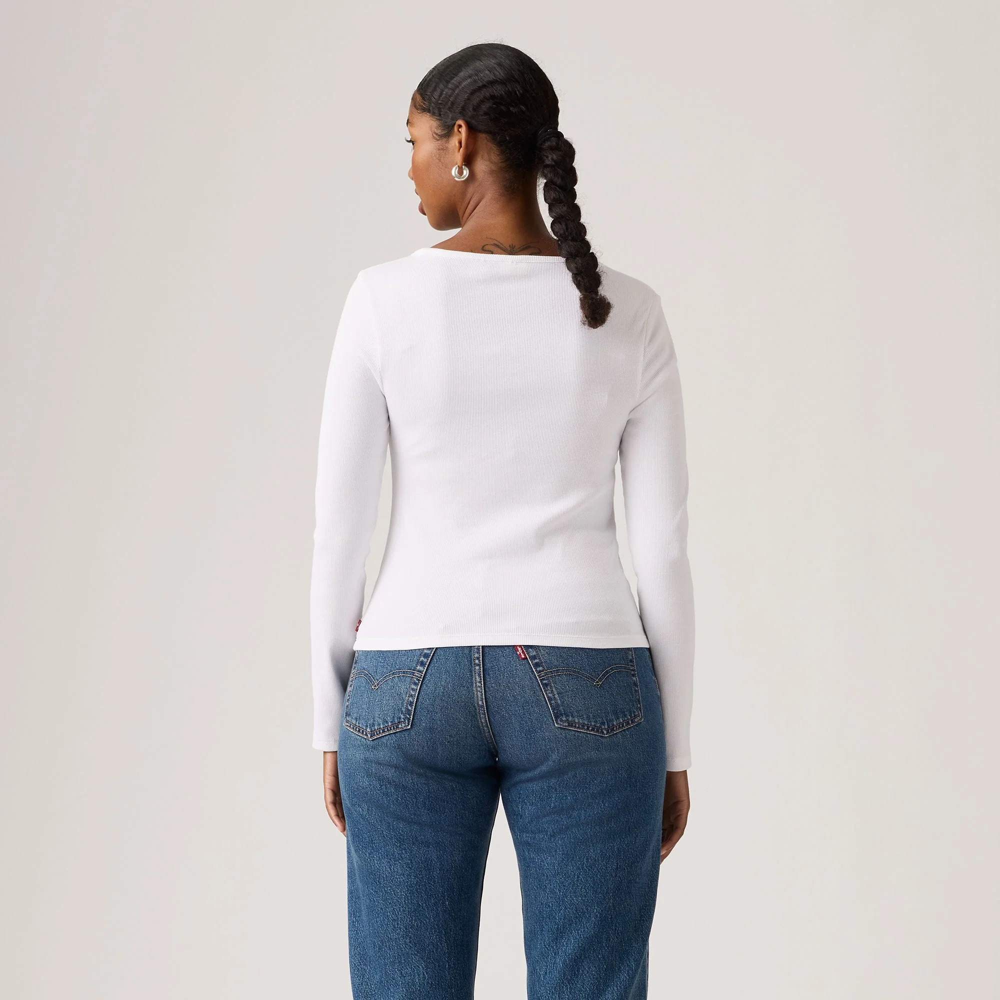 Levi's® Women's Essential Square Neck Long-Sleeve Tee - Image 2