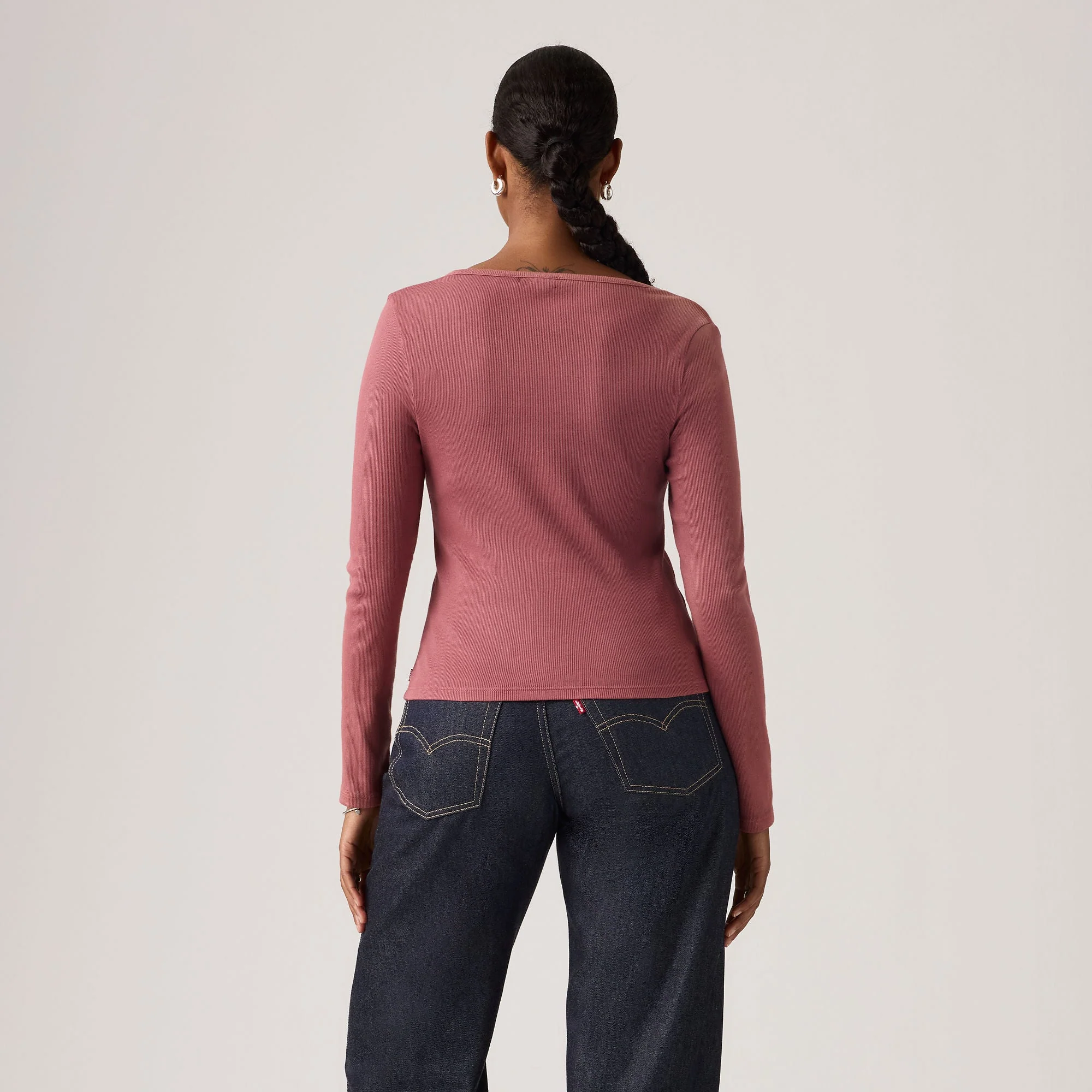 Levi's® Women's Essential Square Neck Long-Sleeve Tee - Image 2