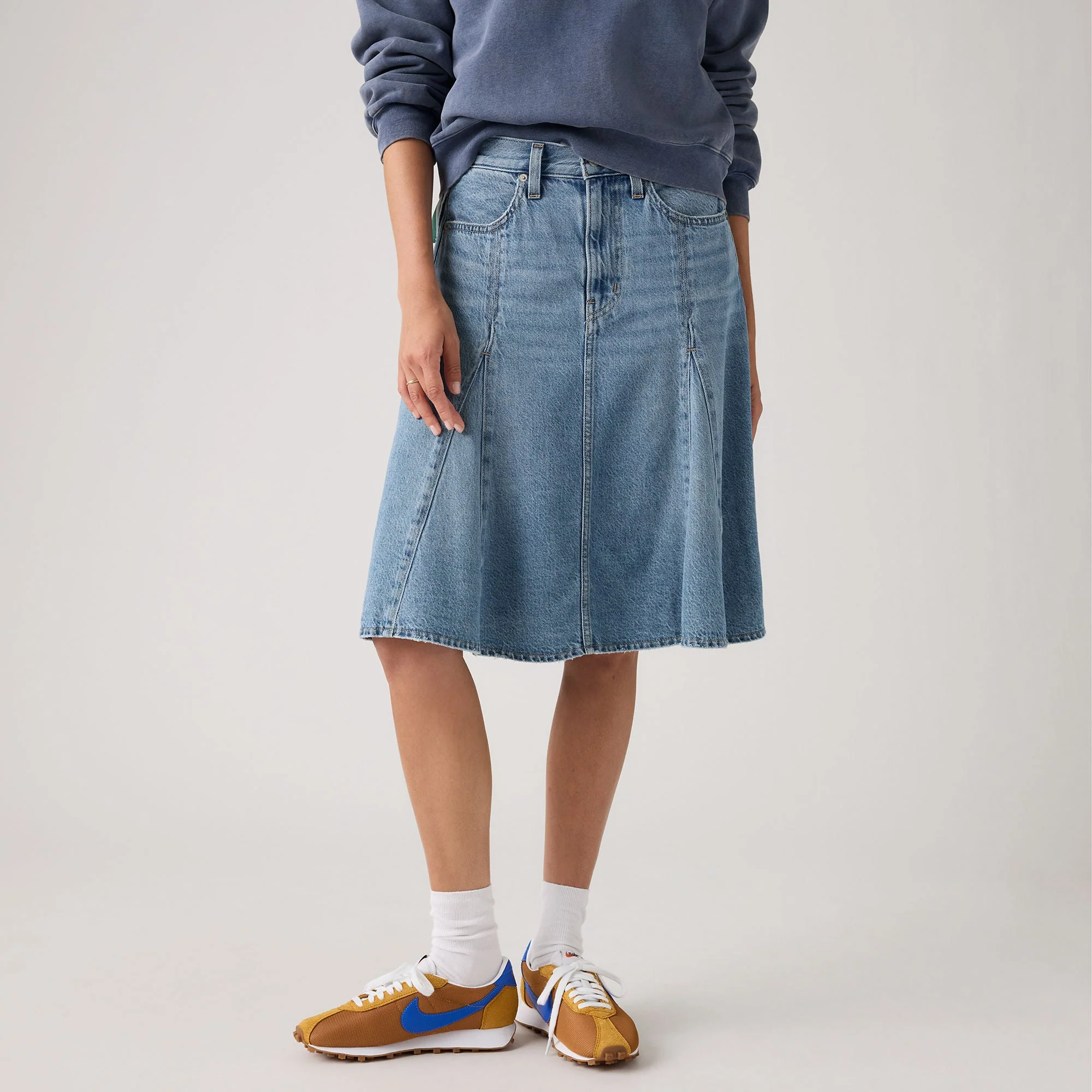 Levi's® Women's Godet Knee-Length Skirt - Image 5