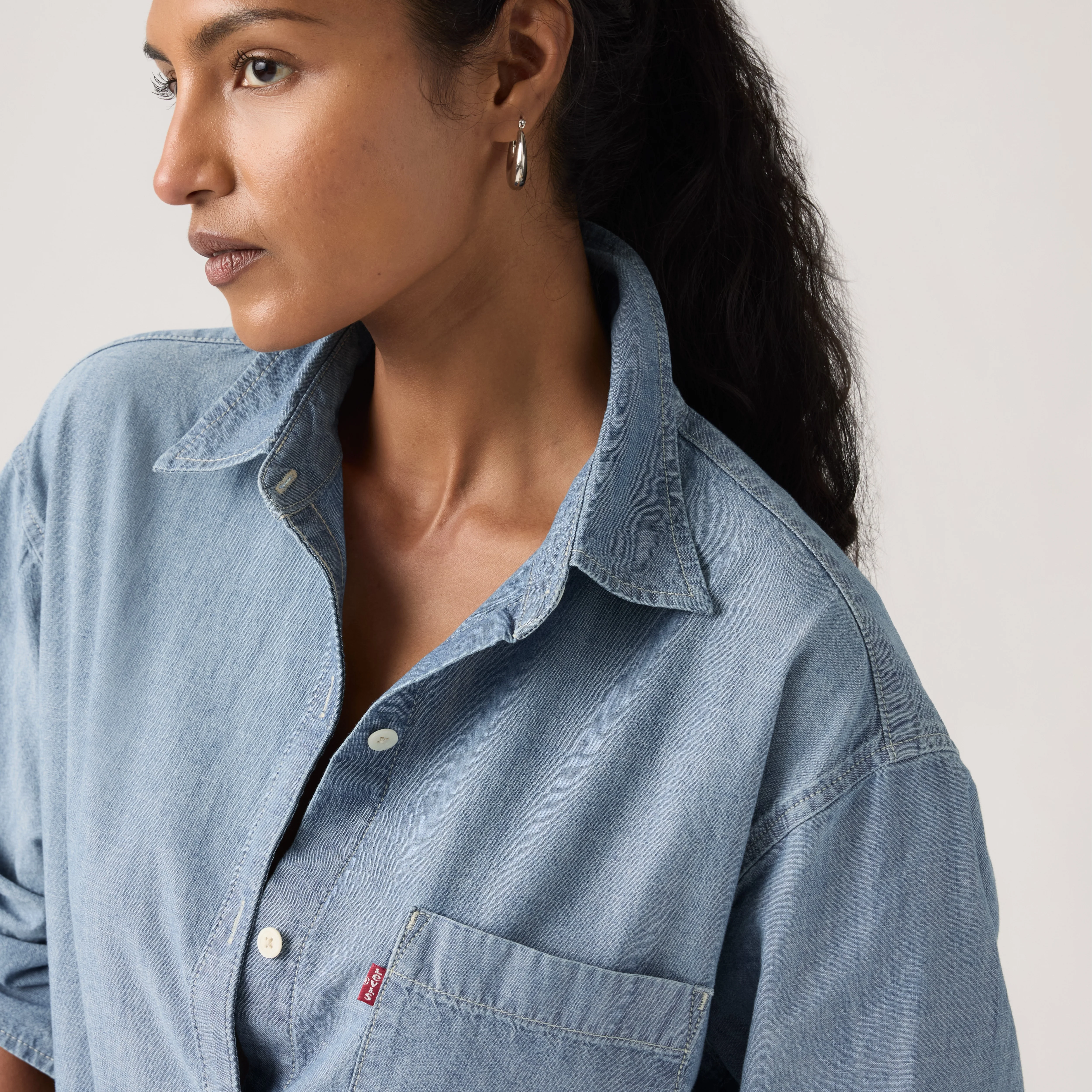 Levi's® Women's Harlie Boyfriend Shirt - Image 4