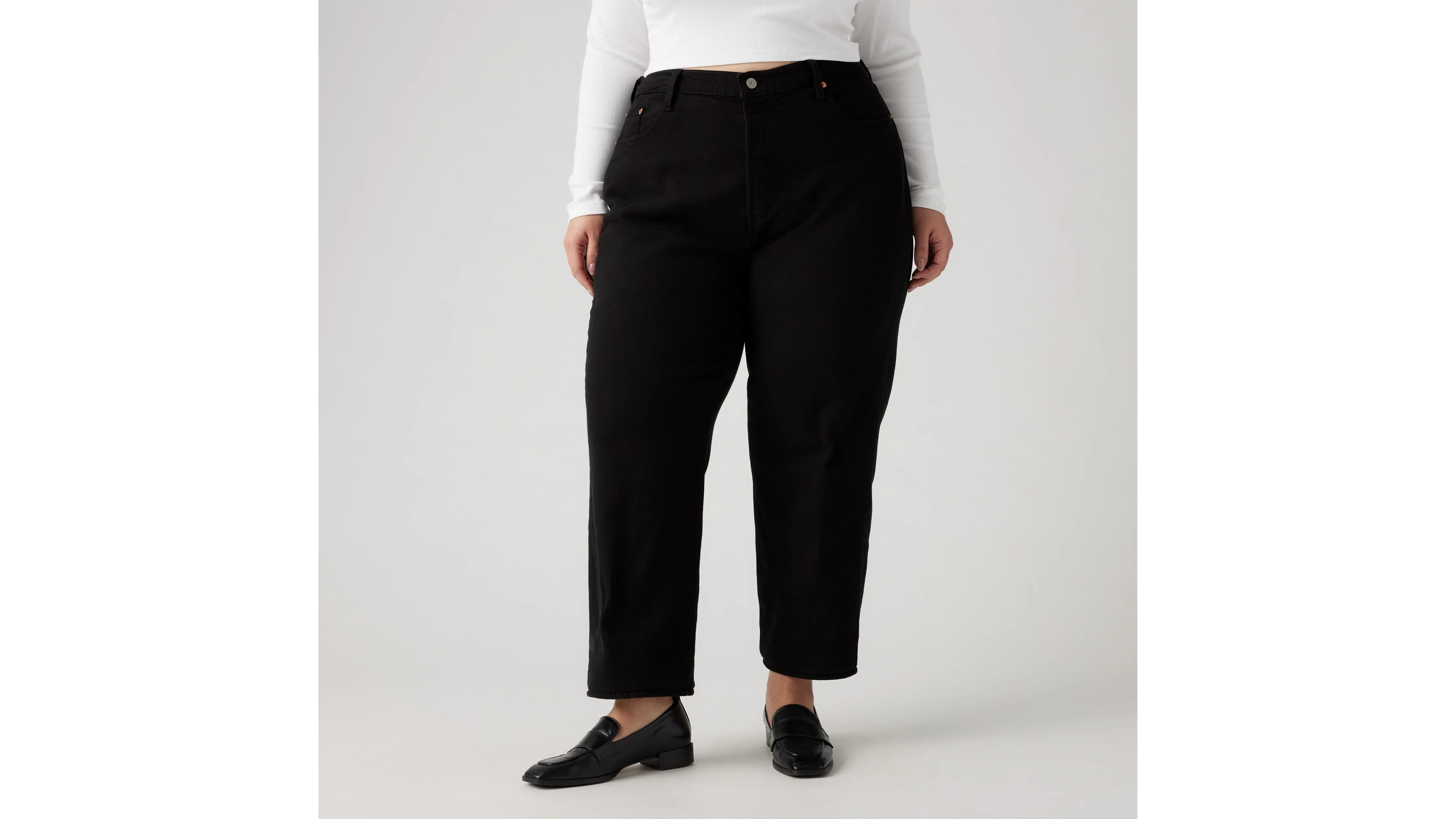 Levi’s® Women's Ribcage Straight Ankle Jeans (Plus Size) - Image 5