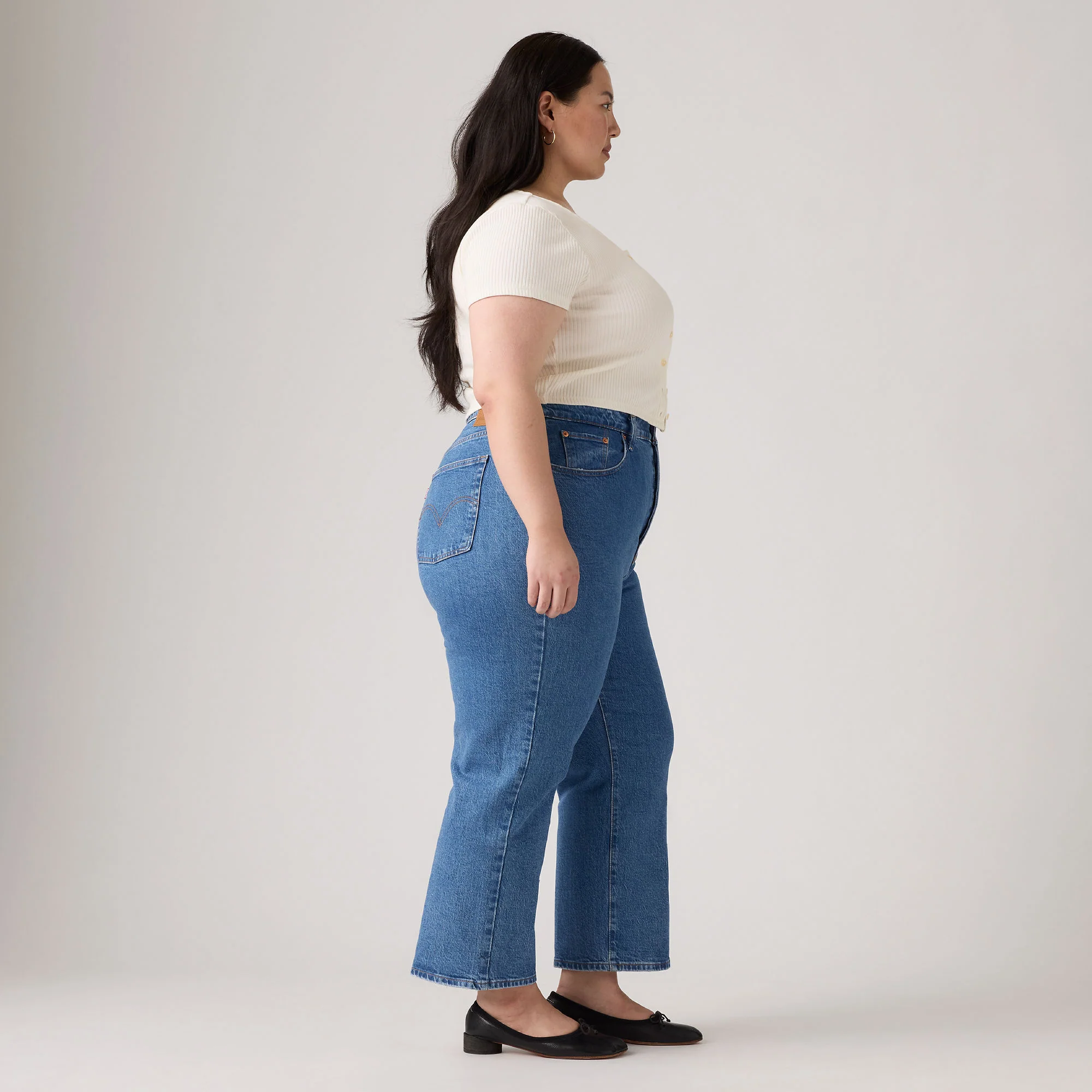 Levi’s® Women's Ribcage Straight Ankle Jeans (Plus Size) - Image 2