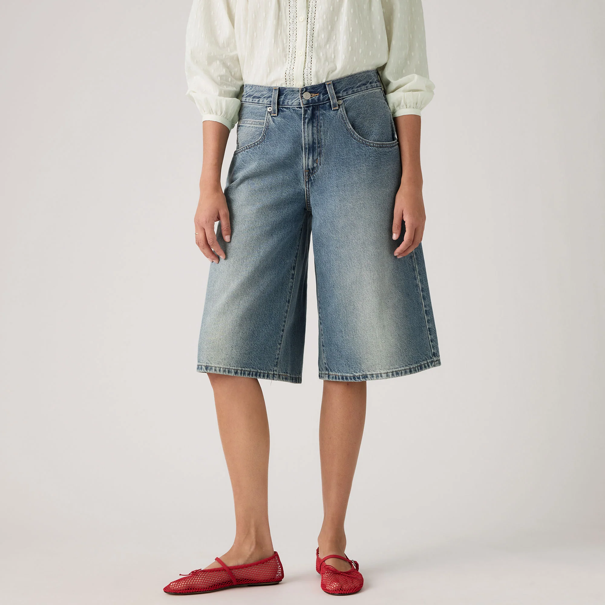 Levi's® Women's Super Baggy Jorts - Image 5