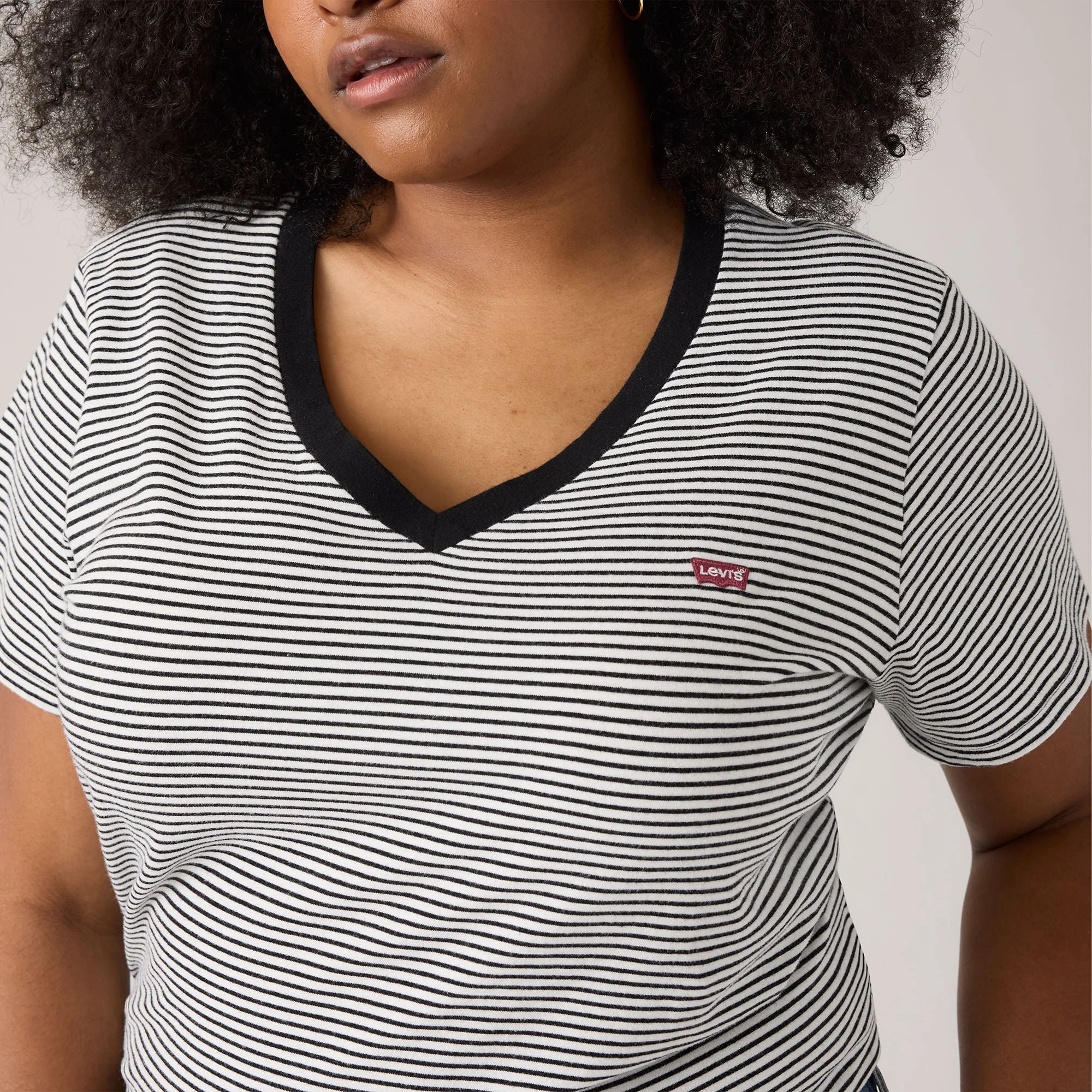Levi's® Women's V-Neck T-Shirt (Plus Size) - Image 4